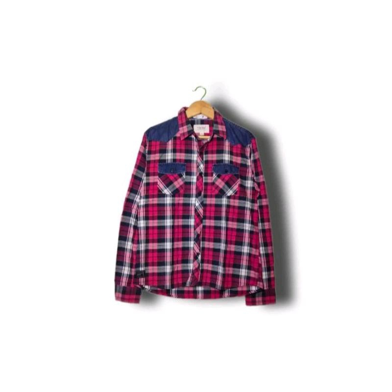 Kemeja Flannel Yishion