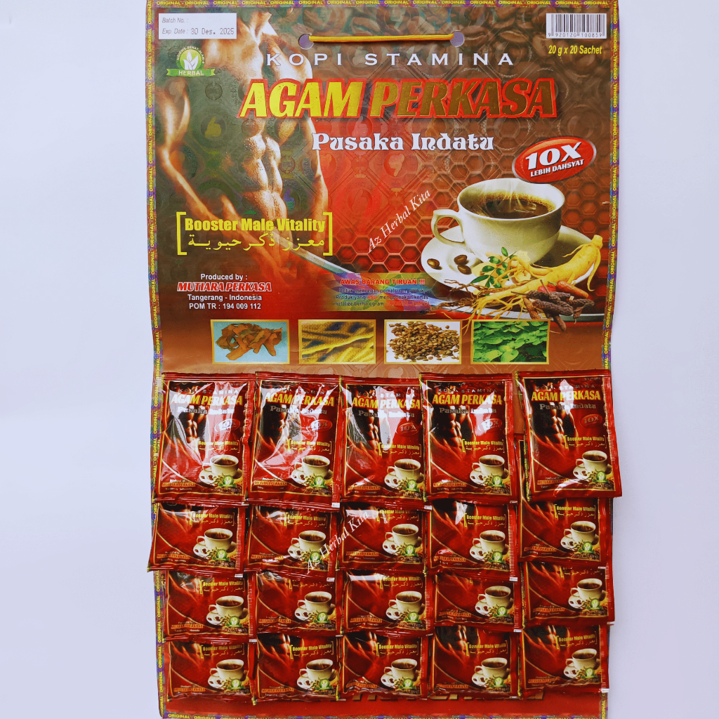 

Kopi Agam Perkasa Original 1 Hanger Isi 20 Sachet