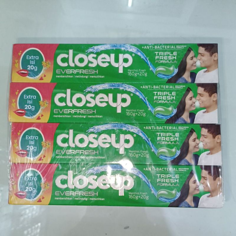 [ promo ] Close up 160 + 20gr / pasta gigi close up