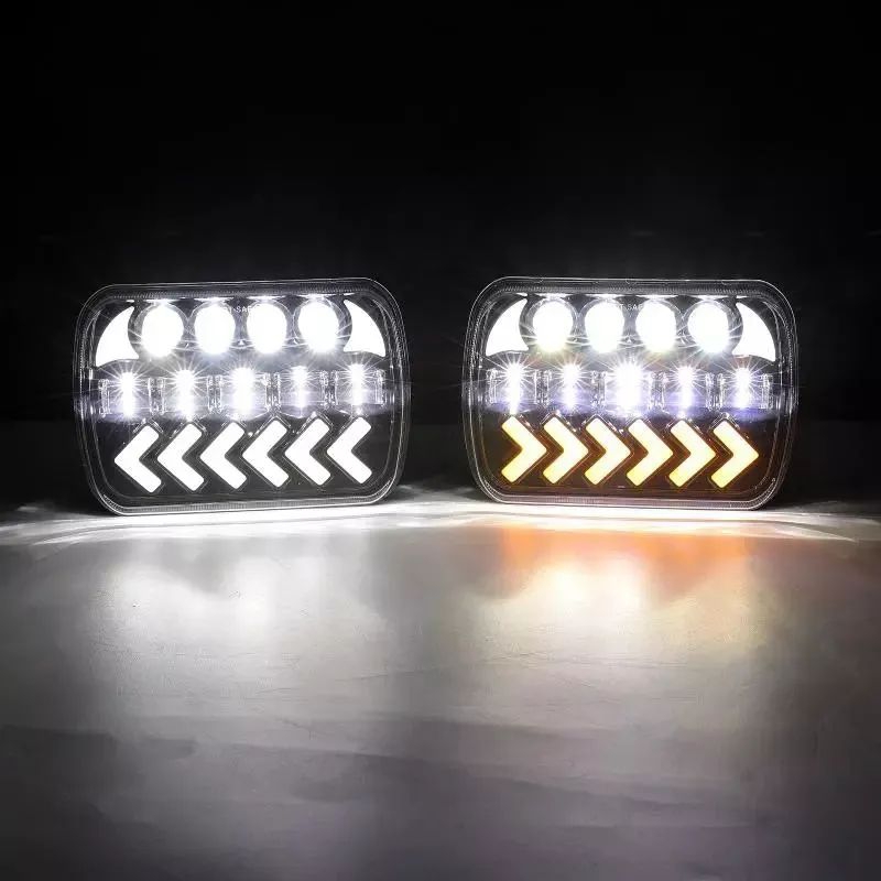 DAYMAKER LED KOTAK 6X7INCH HEADLINGH DRL JEEP WRANGLER JY