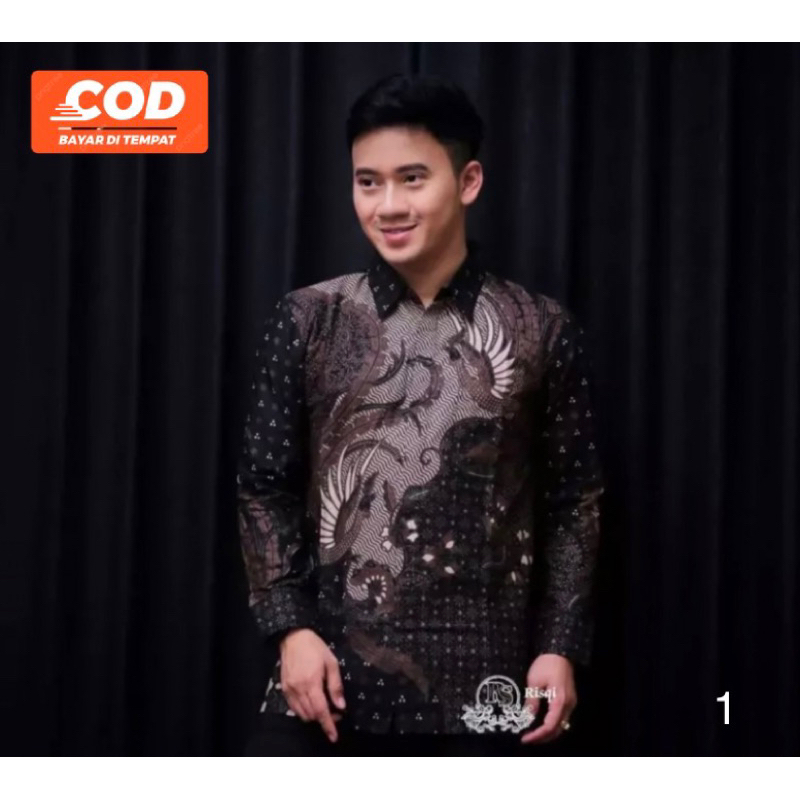 batik pria modern asli pekalongan