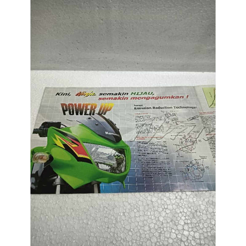 brosur original kawasaki ninja