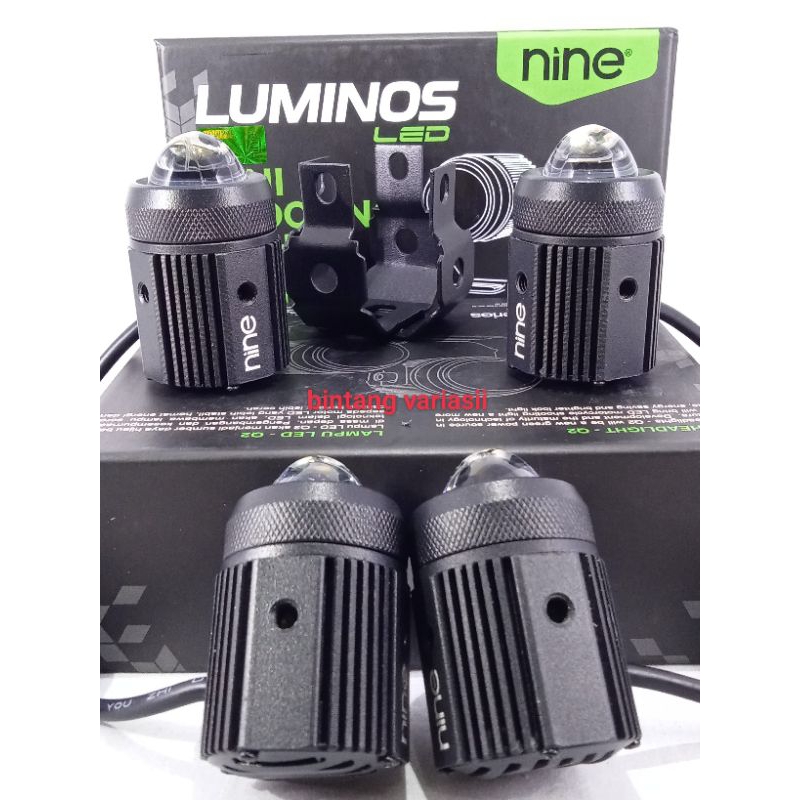 lampu q2 tembak nine luminos d2 leser/lampu 2 warna kuning putih/lampu tembak luminos/bintang_varias