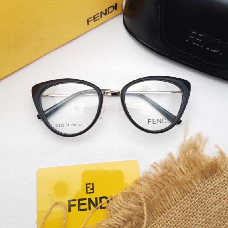 frame kacamata wanita Fendi32012 kacamata cat eye terfavorit best