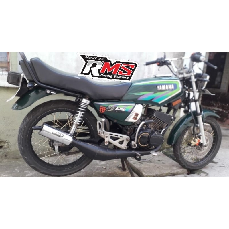 knalpot rx king model perut hitam rms
