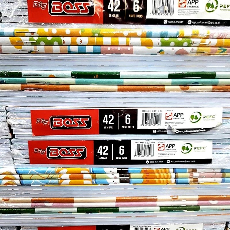 

Sidu Big boss / Vision 42 lembar 6 buku