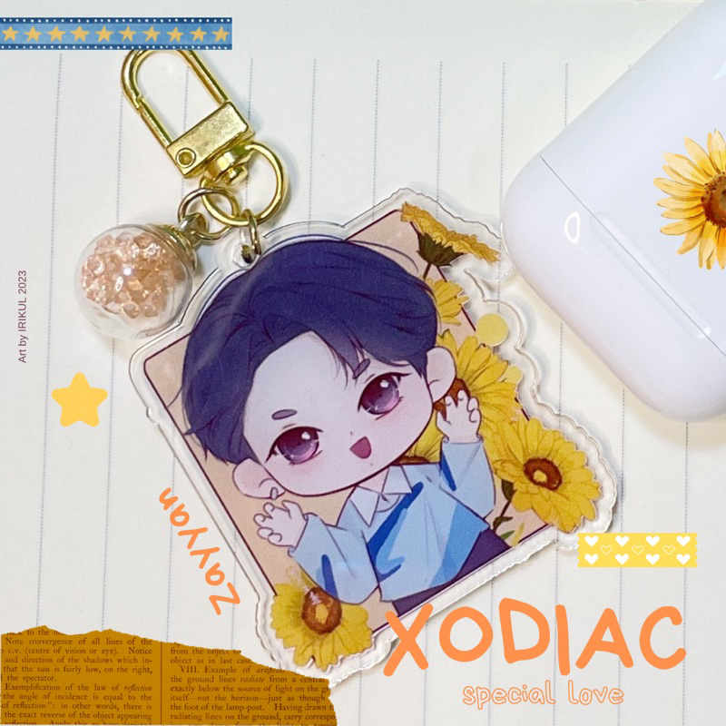 Xodiac Keychain Zayyan Gantungan Kunci Kpop