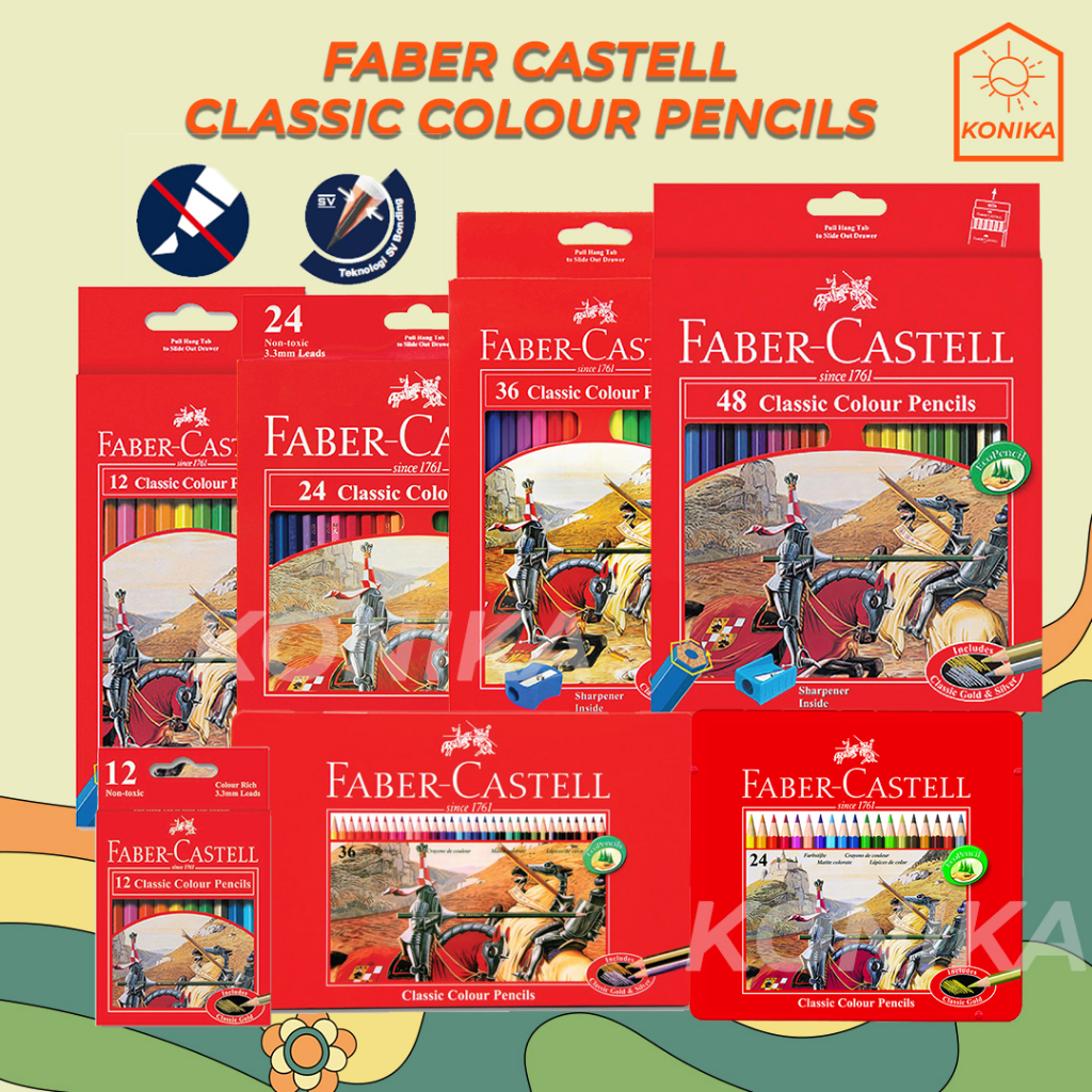 

Pensil Warna Faber Castell Classic Colour Pencils