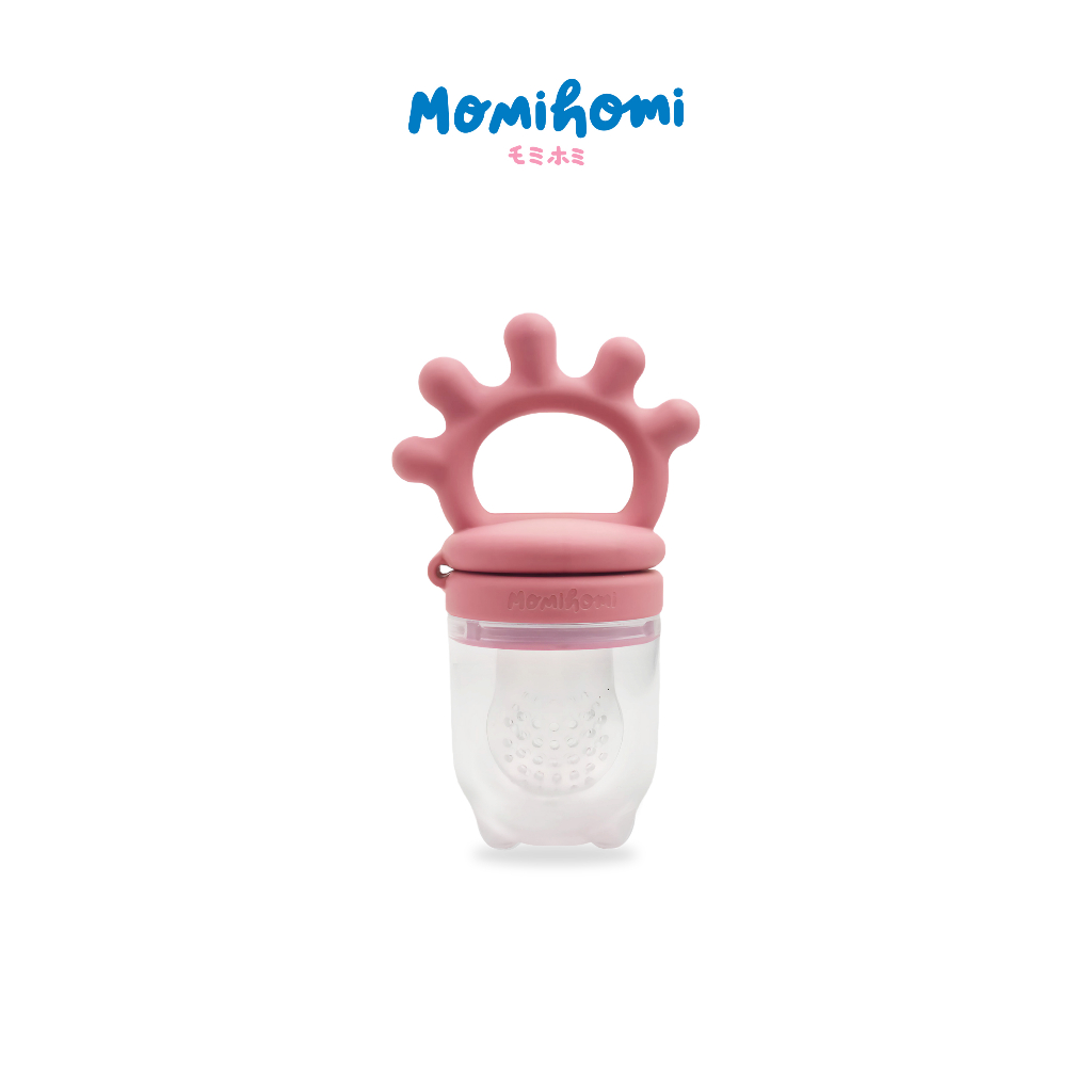 Momi Homi Teether  Dot Empeng Buah Bayi  Silicone Baby Fruit And Food Feeder Perlengkapan Untuk MPASI Bayi Sudah  BPA FREE