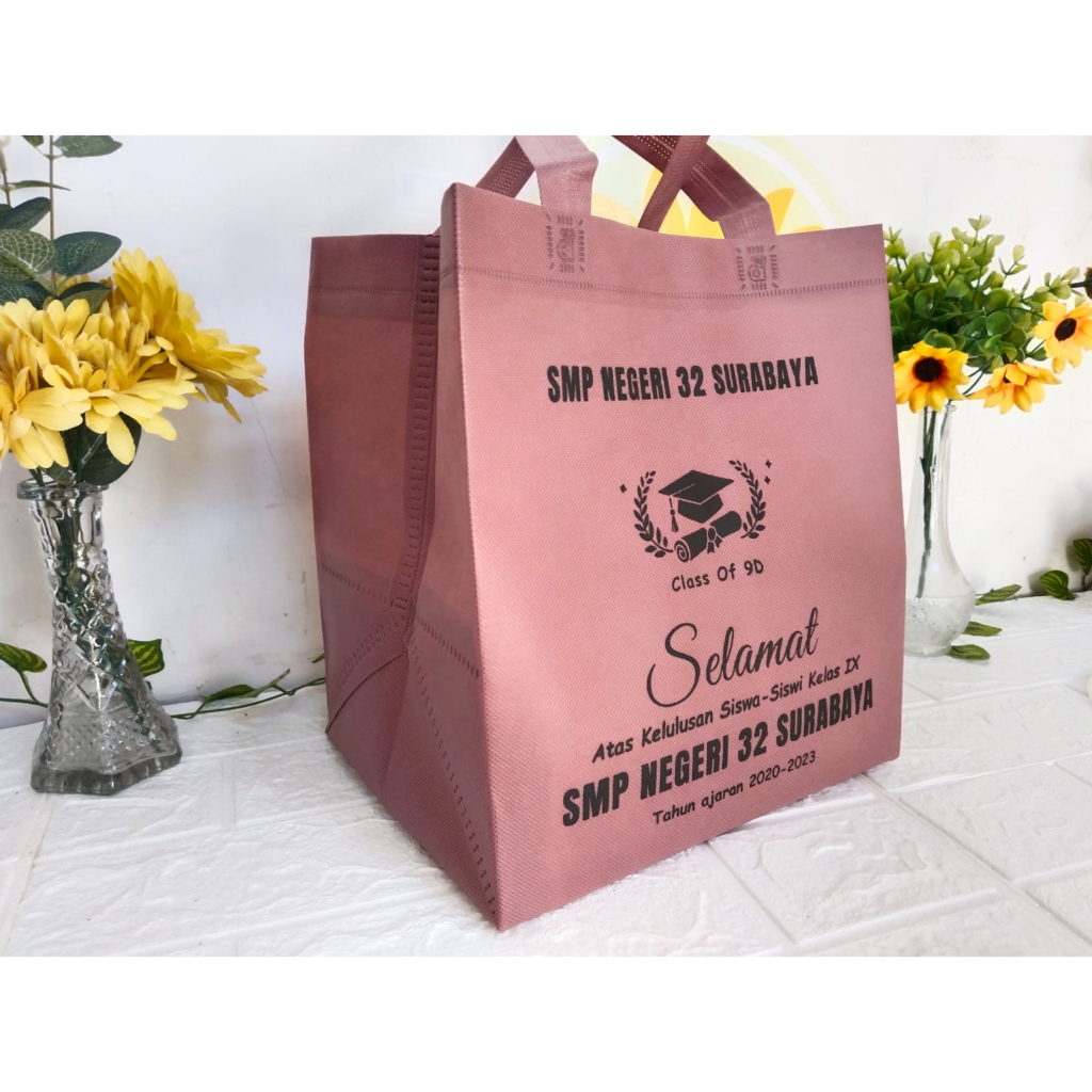 TAS SPUNBOND BOX 20X20 | SABLON | TAS HAJATAN