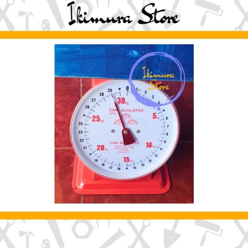 Timbangan Jarum Duduk Datar 30 kg