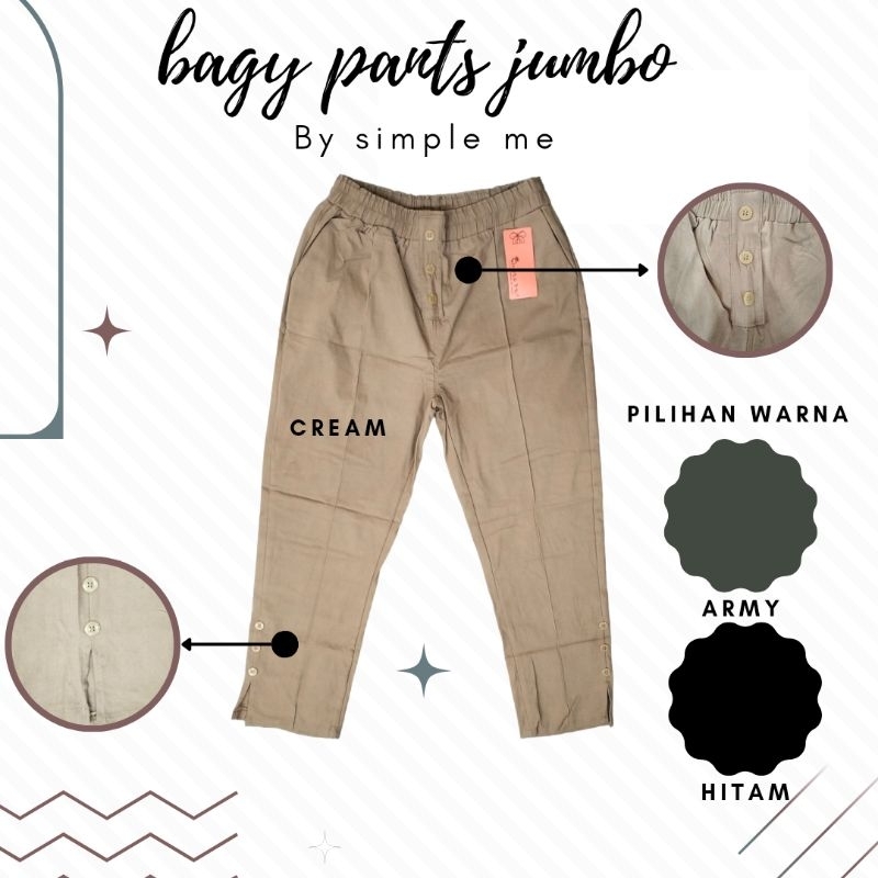 Celana Baggy Jumbo By Simple Me