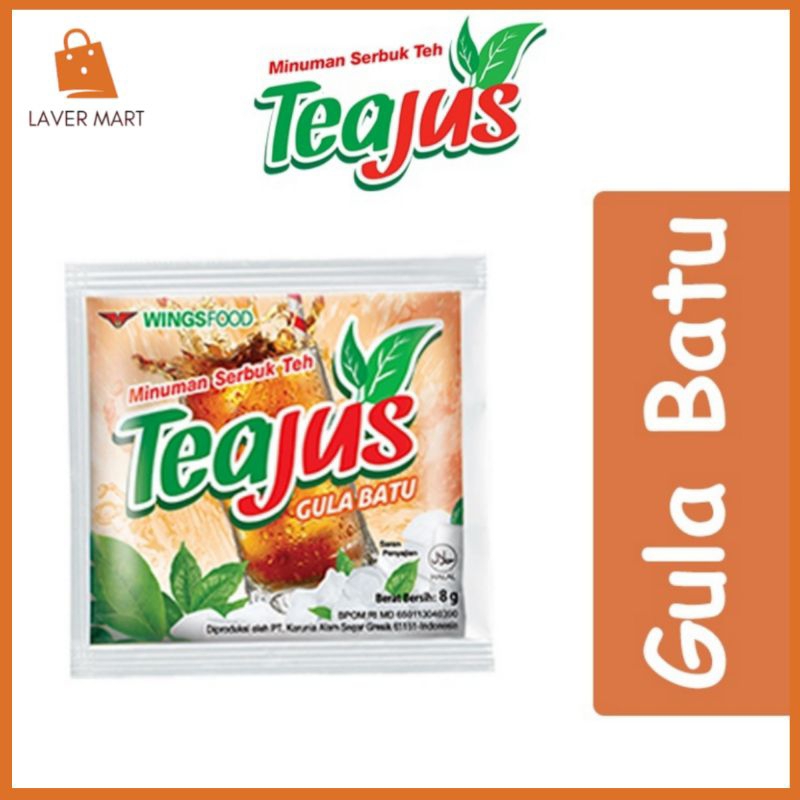 

Minuman Serbuk Teh Sachet Tea Jus Gula Batu Renceng / Pack