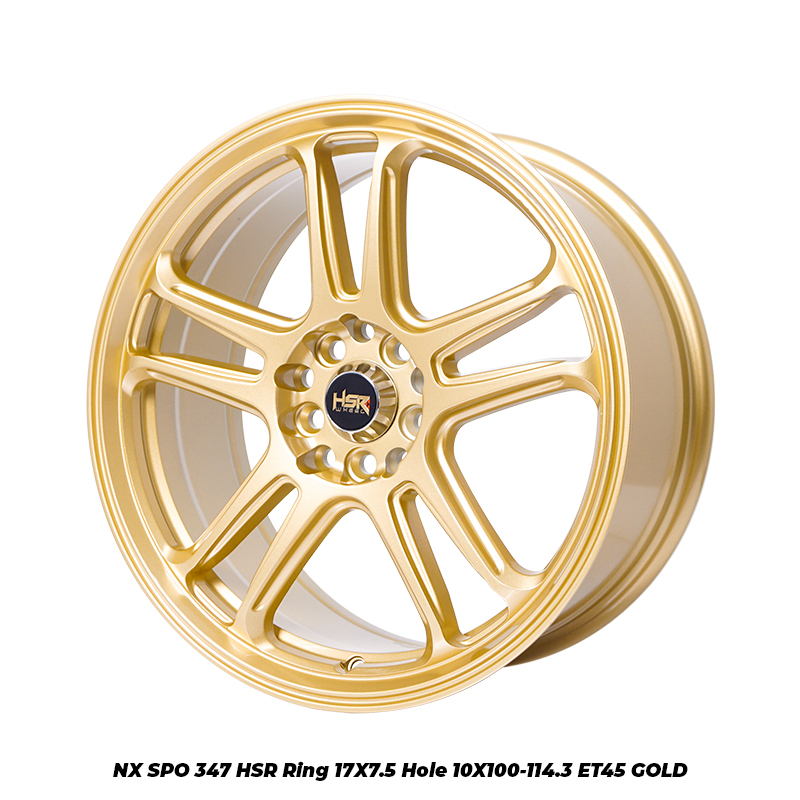 VELG HSR ORIGINAL R17 NX SPO 347 HSR R17X75 H10X100-114,3 ET45 GOLD HRV CRV TERIOS RUSH DLL