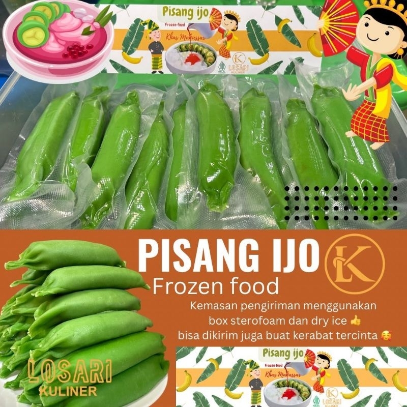 

PISANG IJO FROZEN ( LOSARI KULINER )