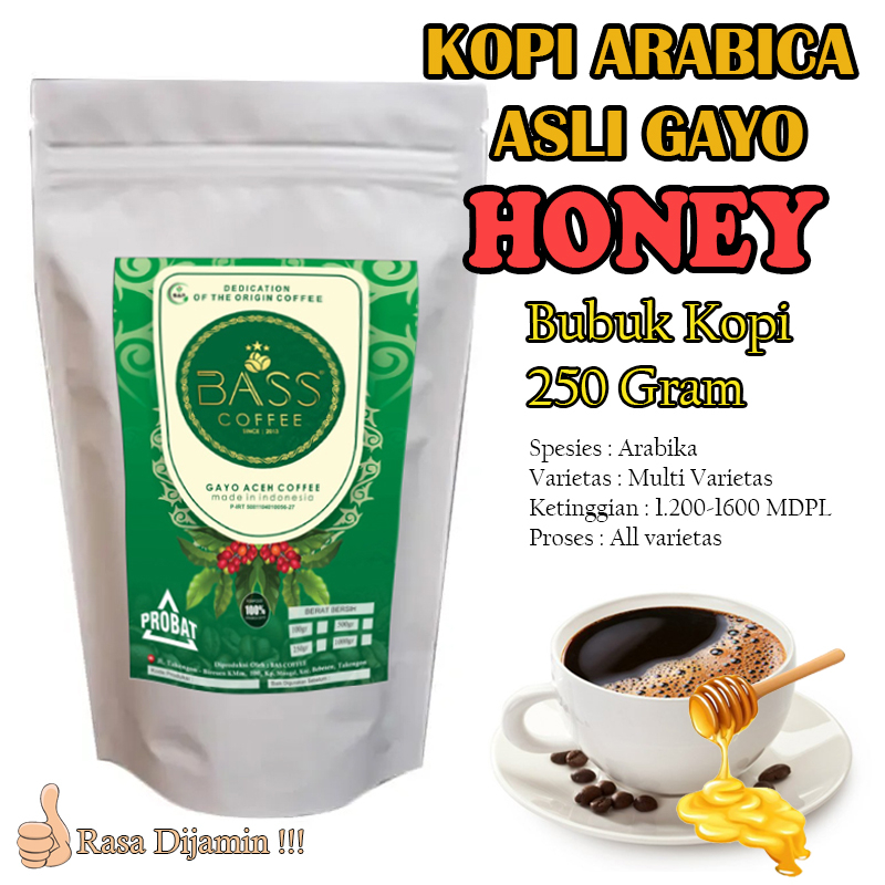 

Kopi Arabica Gayo - Honey - Bubuk 250g