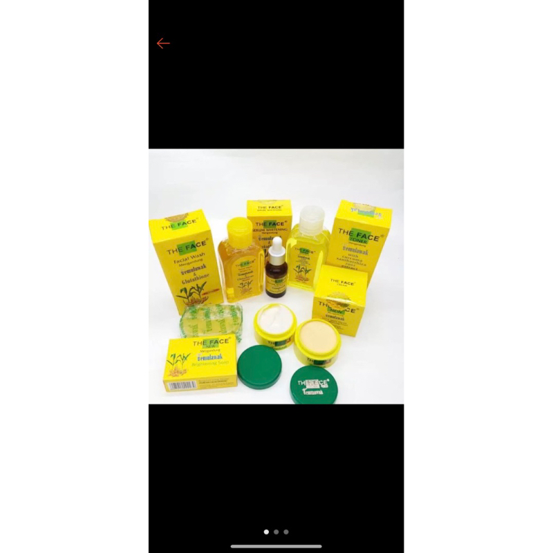 READY COD PAKET TEMULAWAK THE FACE BPOM ORIGINAL BISA ECER CREAM TEMULAWAK FACIAL WASH TONER SERUM TAMANU OIL SKINCARE