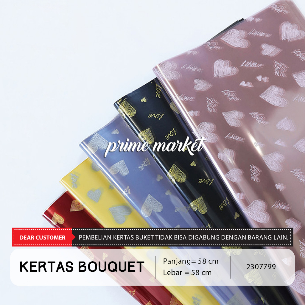

Kertas Buket Bunga Kertas Cellophane Kertas Bunga Buket Flower Wrapping (2307799)