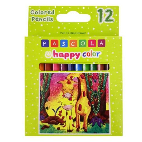 

Standard Pascola Happy Color Pencil 12 HL / Set ( Pensil Warna / Pewarna / Coloring )