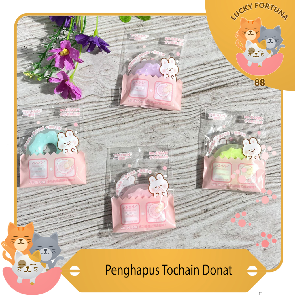 

Penghapus Correction Tape Bentuk Donat Penghapus Tip-ex Bentuk donat Tochain