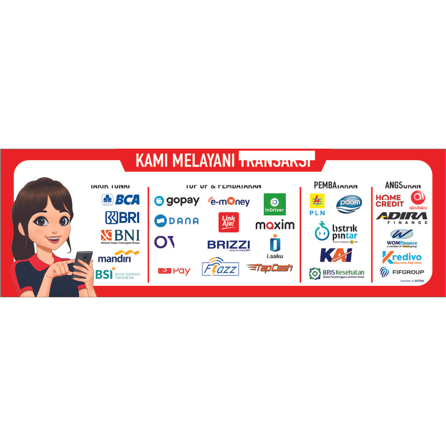 

STIKER VINYL TEMPELAN KONTER TRANSAKSI ONLINE