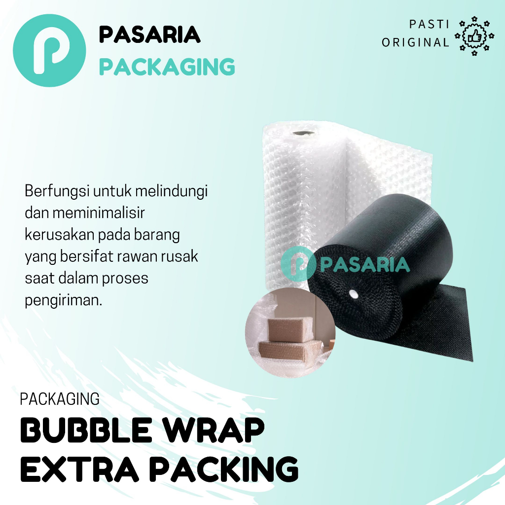 

TAMBAHAN PACKING Bubblewrap/Bubble Wrap Kemasan Pengiriman Aman