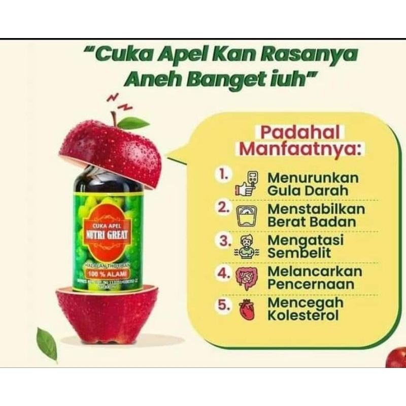 

cuka apel nutri great