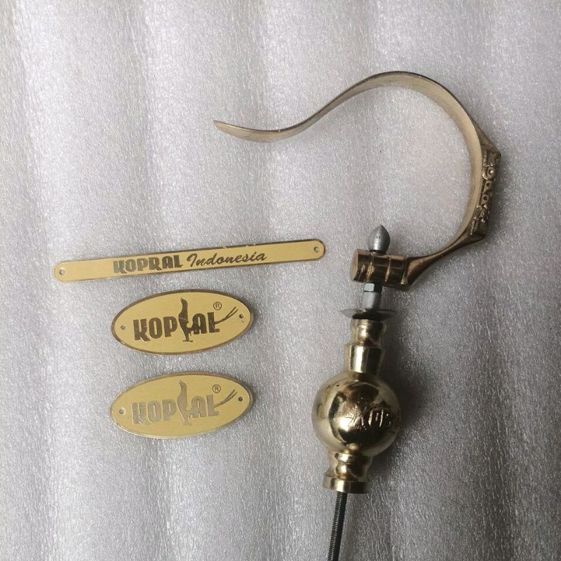 plat emblem logo sangkar kandang burung kopral original bukan plat bnr