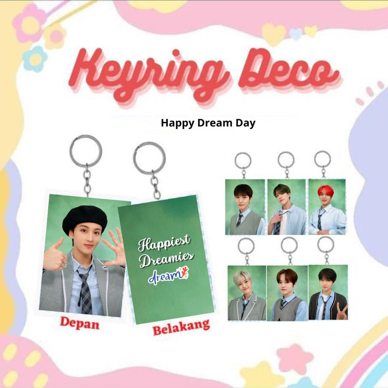 Nct Dream School Keyring Akrilik Ganci Happy Dream Day
