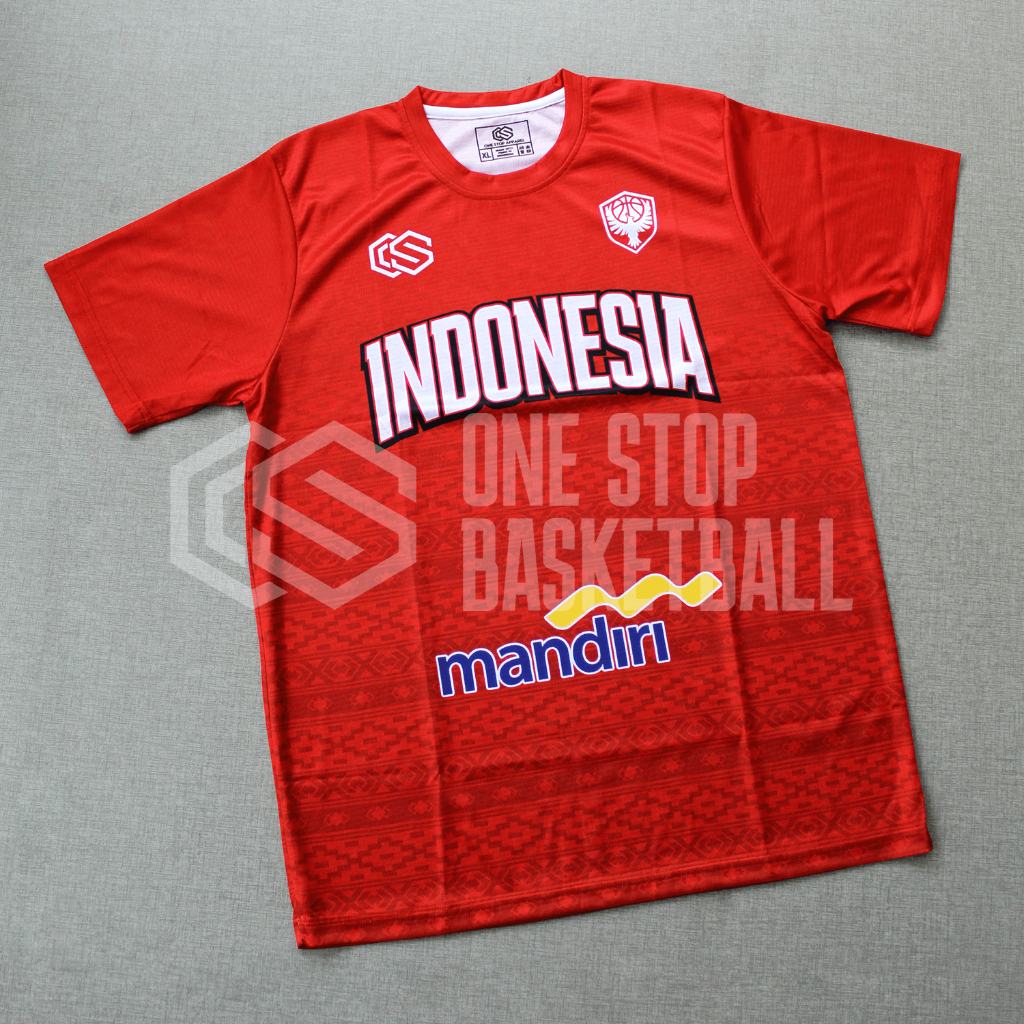 Official Tshirt Batik "Indonesia" by One Stop Basketball