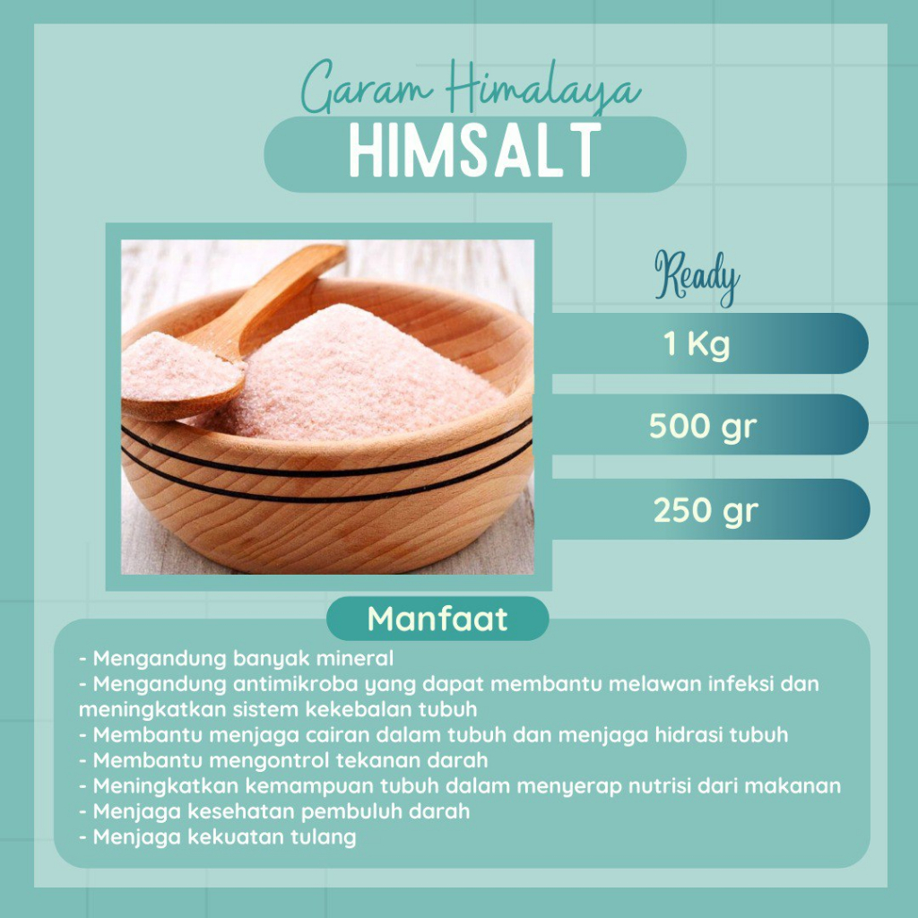 

Garam Himalaya || Kadai Dayoem Oleh-oleh Haji dan Umrah, Herbal dan Organik