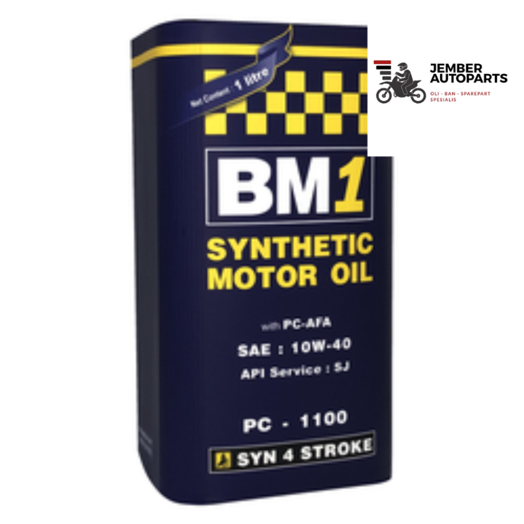 Oli BM1 PC-1100 10W40 Syn 4 Stroke 1 Liter Motor Sport 4T ORIGINAL