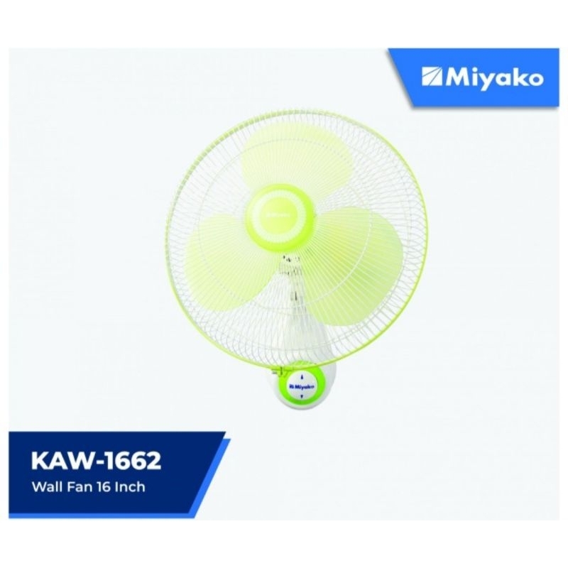 KIPAS ANGIN DINDING MIYAKO 16 INCH KAW-1662 KIPAS DINDING MIYAKO