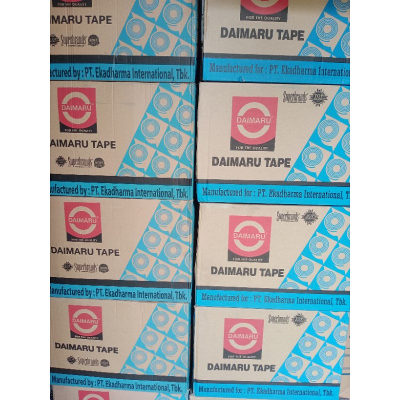 

LAKBAN DAIMARU 1 DUS / 1 KARTON UKURAN 48 MM 90 YARD ISI 72 ROL