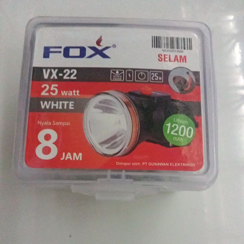 senter kepala fox