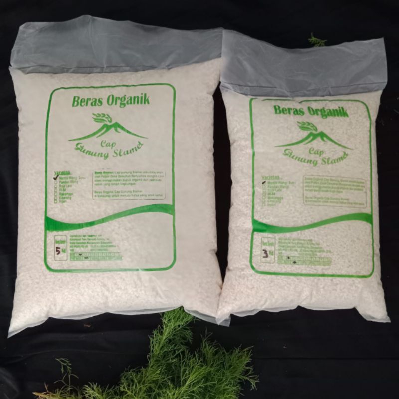 

Beras organik cap gunung slamet