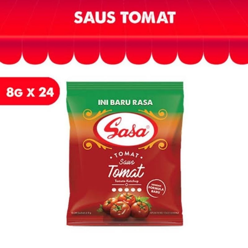 

Saos Sasa tomat sachet 1 pak