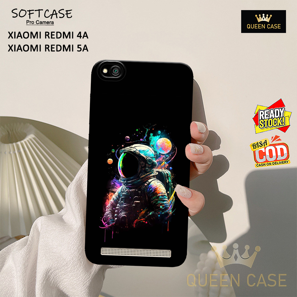 Softcase Pro Camera Astronot- Case Hp Xiaomi Redmi 4A / Redmi 5A - Casing Hp Xiaomi Redmi 4A / Redmi