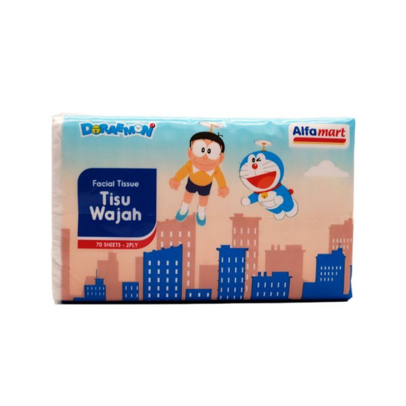 Alfamart tisu wajah facial tissue Doraemon 70 s