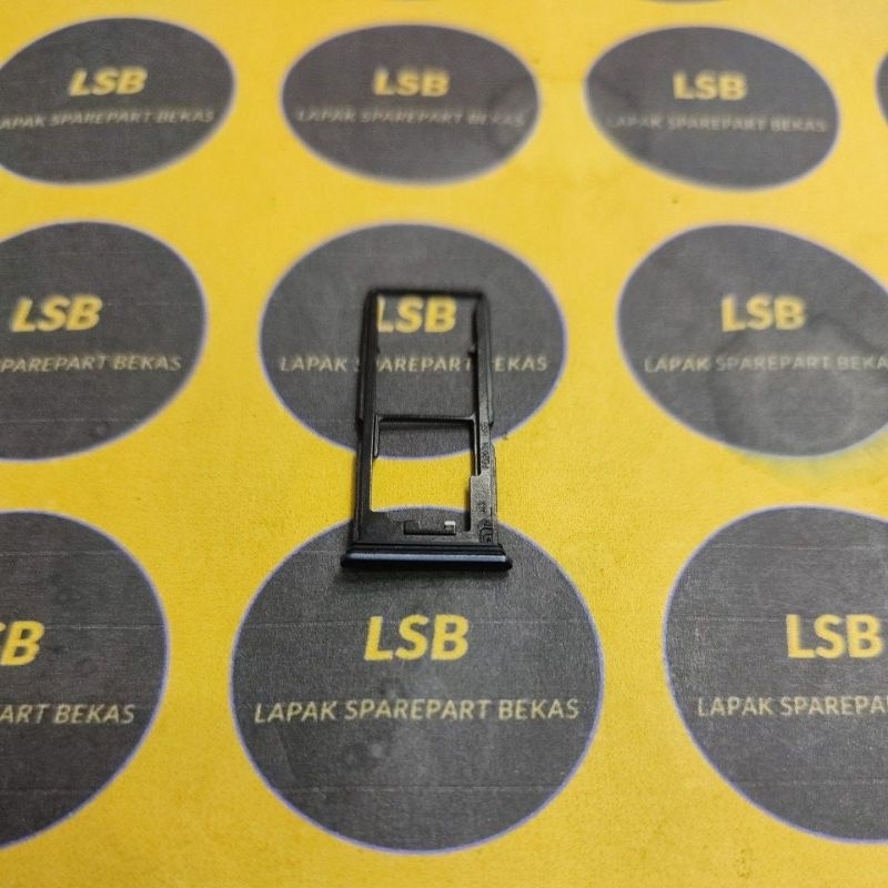 SIM TRAY VIVO Y20 2021 BLACK ORIGINAL BEKAS