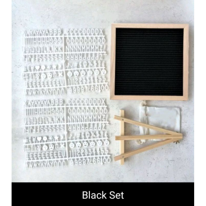 Papan Nama Bayi / Felt Letter Board Set / Papan Huruf Letter Board / Letter Board