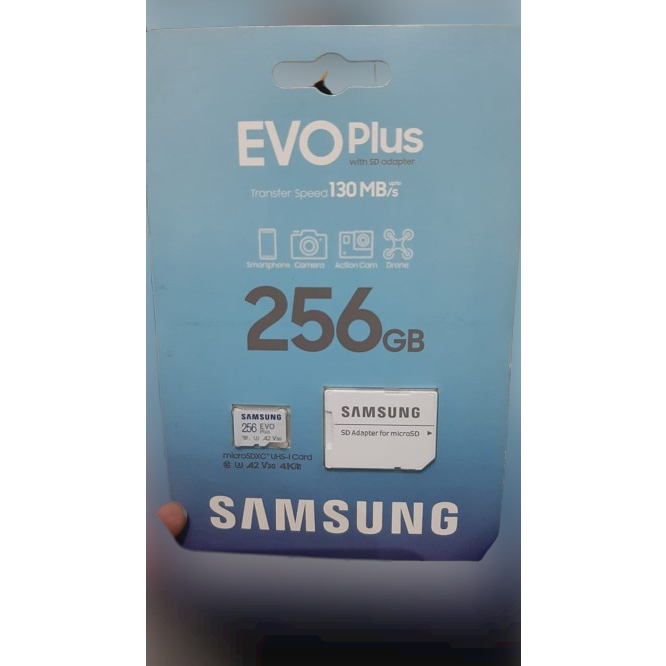 Samsung Micro SD Card 256 GB EVO Plus + Class 10 MicroSD 256GB 95MB/S