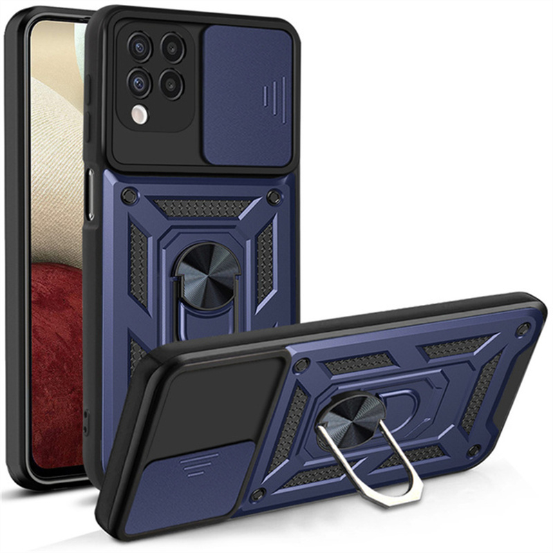 New Case Samsung A12 - M12 Case Softcase Slide Armor Camera Protection Case Casing Hp Samsung A12 -