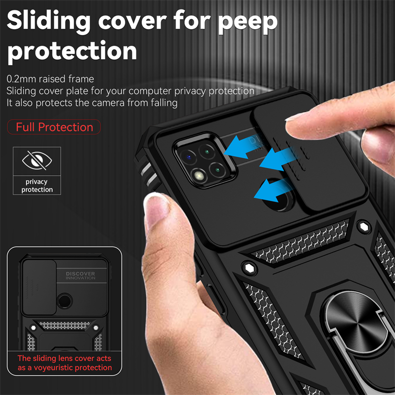 Xiaomi Redmi 10A - 9C Case Softcase SLIDE ARMOR CAMERA PROTECTION Case Casing Hp Redmi 10A - 9C