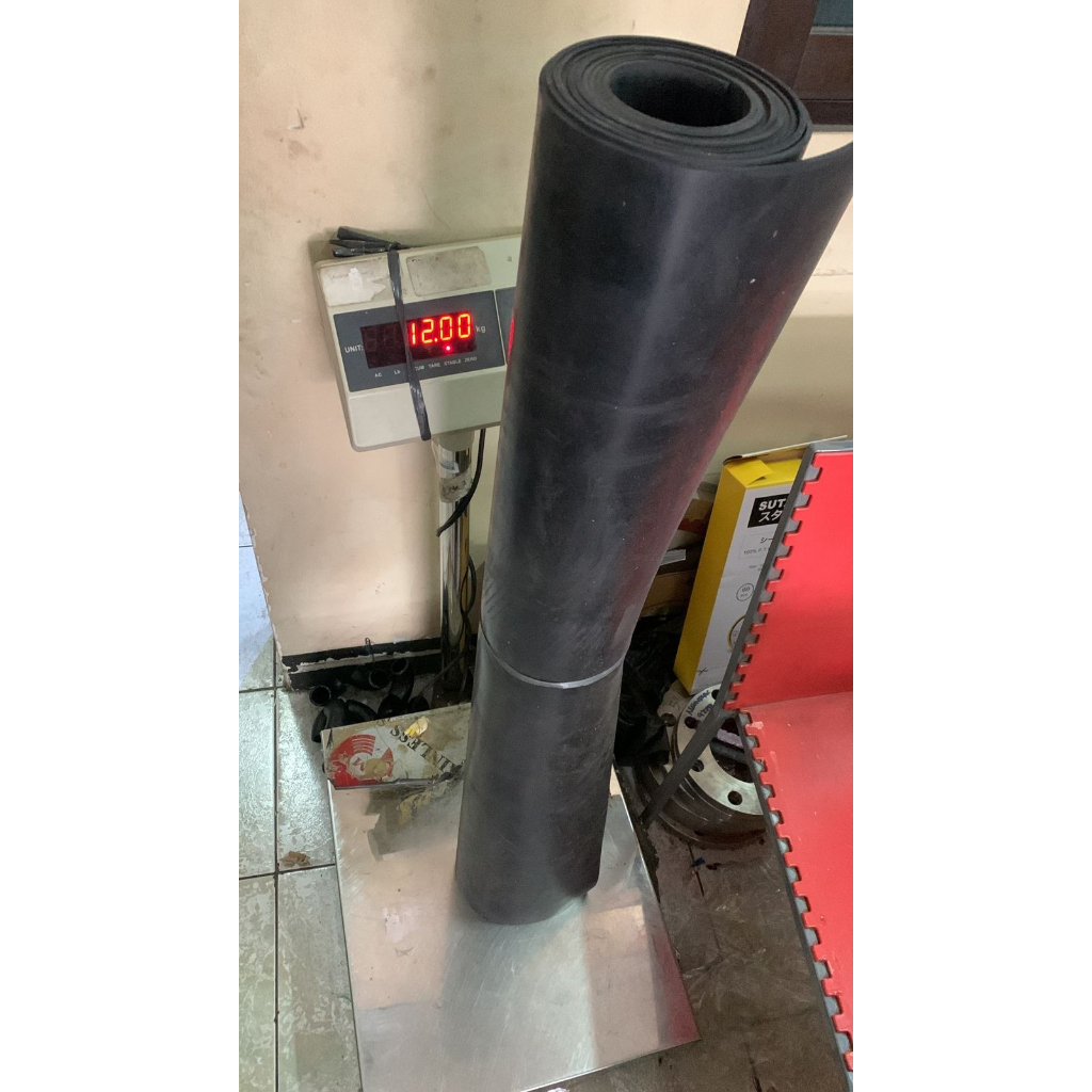 Packing Karet Lembaran ( 1 meter ) x ( tebal 3 mili ) rubber 3mm