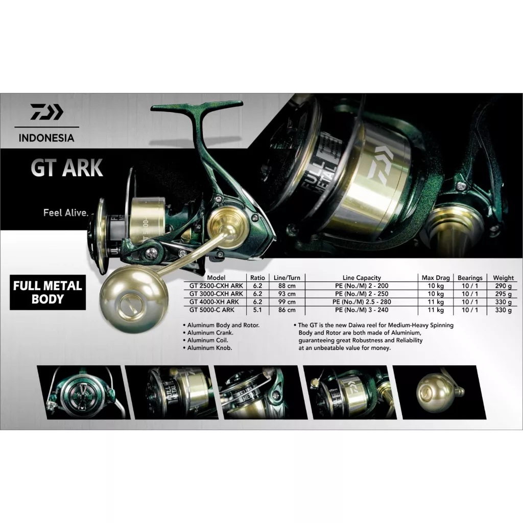 Reel DAIWA GT 5000-C ARK POWER HANDLE