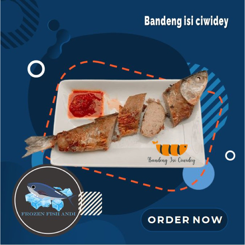 

otak-otak Bandeng isi ciwidey origina mozarela spacy