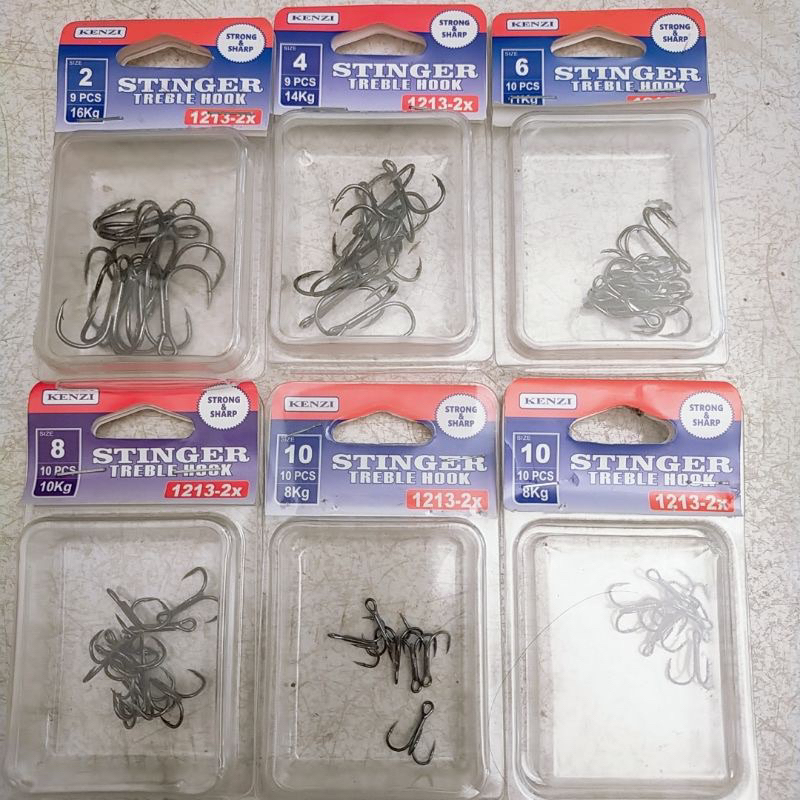 Kail Triple Hook Kenzi Stainless no.1,2,4,6,8,10