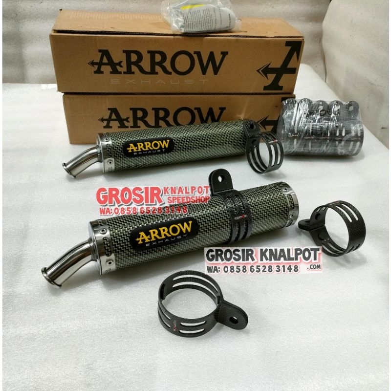 Klem Clamp Clemp Braket breket Knalpot Variasi Corse Project Carbon Karbon ORIGINAL 2tak Size BIG Vo