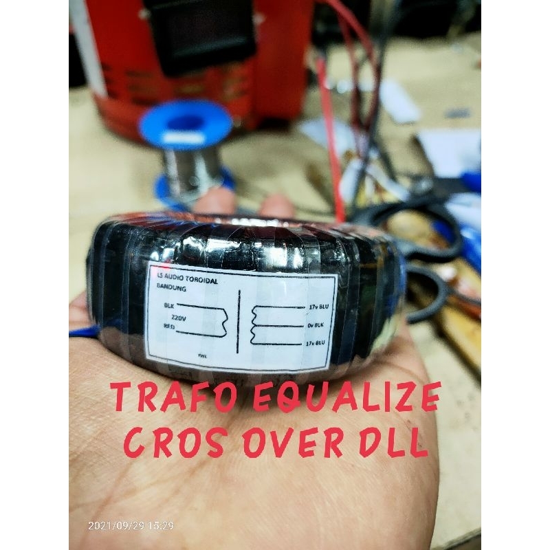 trafo donat  equalizer ( dbx 231 / 215 )acc soundsistem  17v ct 17v.